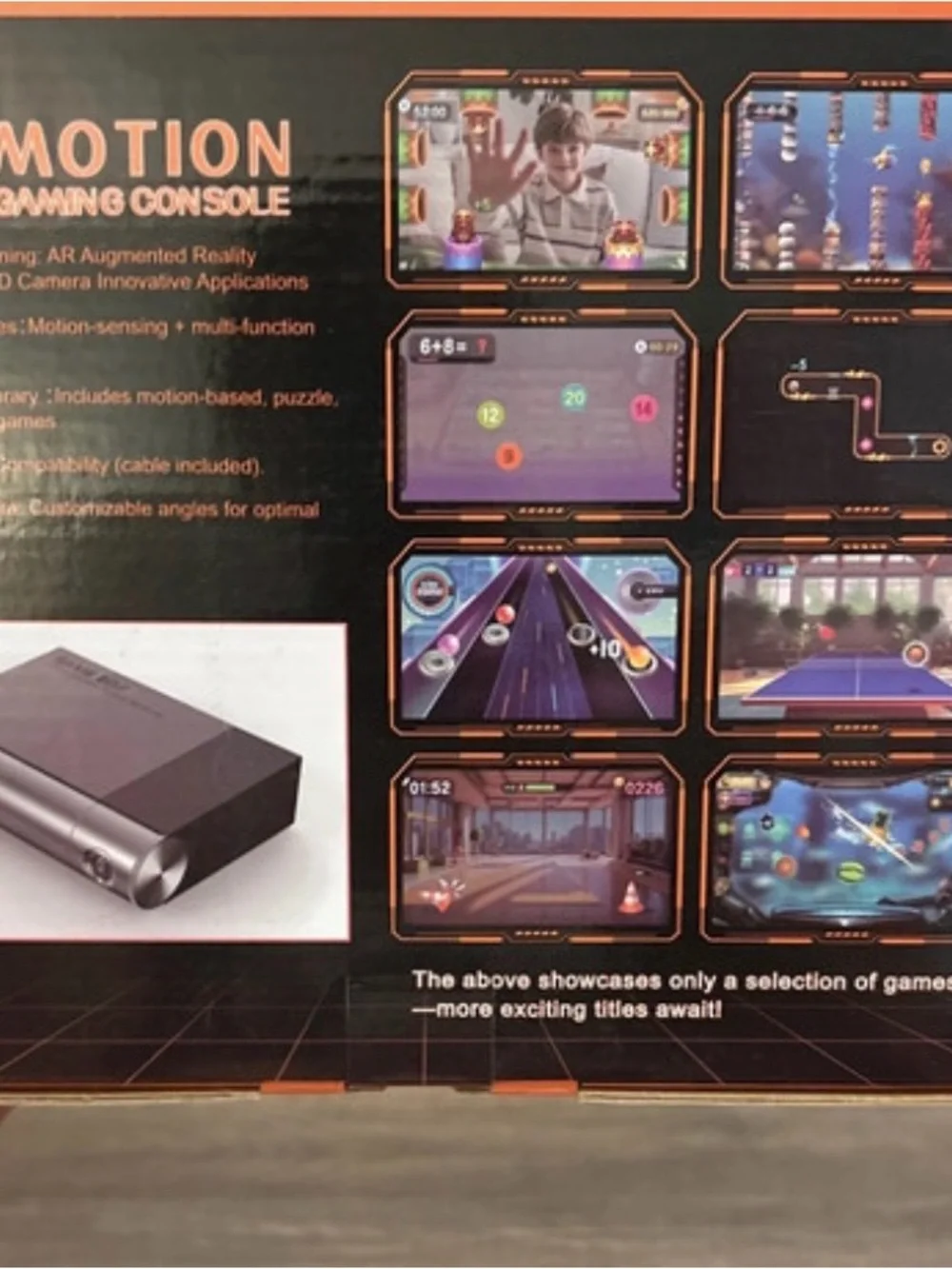 AR motion gaming console